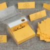 155 Sheets Omoshiroi Block Mini Notepad Cubes Creative 3D Luck Dragon Model Yellow Sticky Note Cubes 4 - Omoshiroi Block UK Store