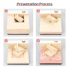 Gift For Girlfriend Ring 3D Note Pad 160Sheets Pink Memo Pad Sticky Notes Party Favors Wedding 1 - Omoshiroi Block UK Store