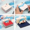 Omoshiro Block 3D Notepad Cubes Anime Cartoon Dorraemon Note Paper Valentines Day Gift Desk Ornaments Kawaii 1 - Omoshiroi Block UK Store