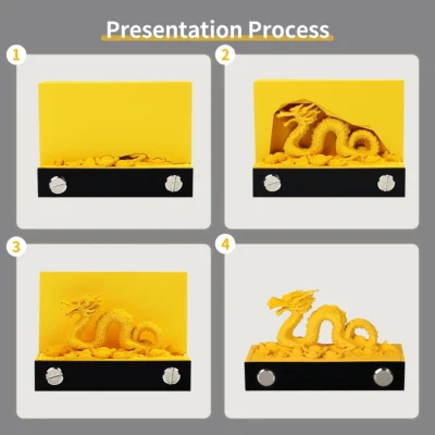 Omoshiroi Block 3D Notepad Mini Zodiac Animals 3D Memo Pads Paper Art Note Blocks 3D Note 1 - Omoshiroi Block UK Store