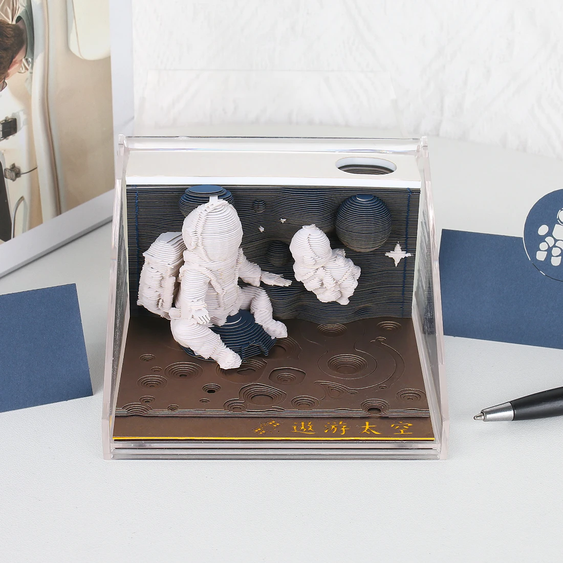 Spaceman Omoshiroi Block 3D Memo Pads - Image 3