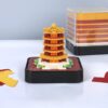 Yellow Crane Tower 2024 Calendar 3D Memo Pad Omoshiroi Block Office Desk Calendar 242Sheets 3D Notepad 2 - Omoshiroi Block UK Store