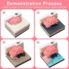 kf Sa41859ee543142fda626523d323fce566 Omoshiroi Block 3D Notepad Block with LED Lights Sakura Tree 3D Memo Pad Cute Note Paper - Omoshiroi Block UK Store