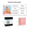 kf Sd9e61f2ee7694f3cbcac099b9008063aH Omoshiroi Block 3D Notepad Castle Cake 154Sheets Led Memo Pad 3D Paper Notes Cute Sticky Note - Omoshiroi Block UK Store