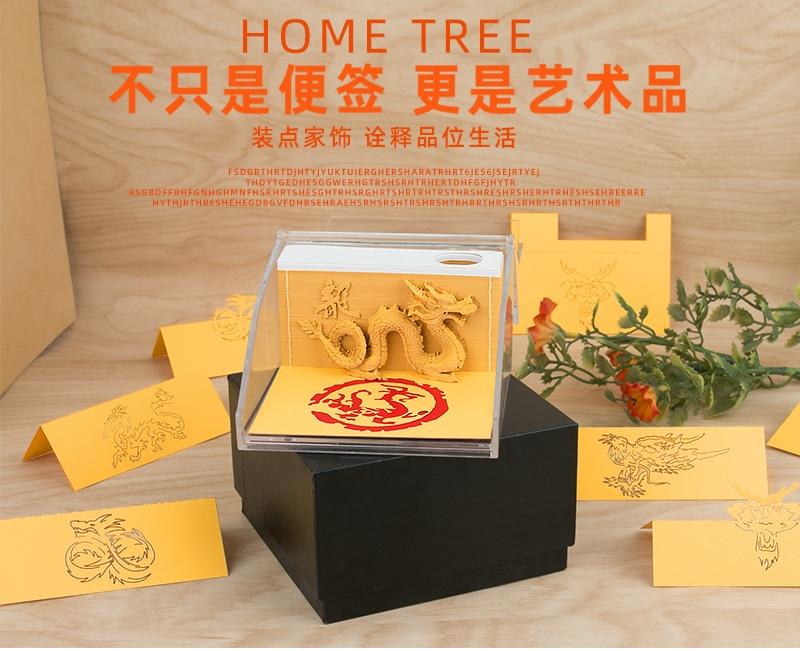 Dragon Omoshiroi Block 3D Memo Pads - Image 11