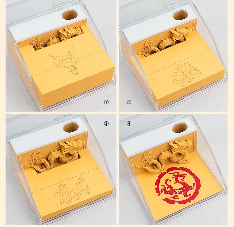Dragon Omoshiroi Block 3D Memo Pads - Image 7