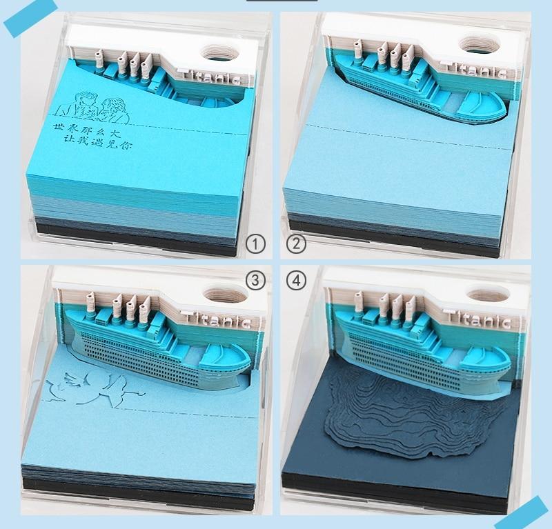 The Titanic Omoshiroi Block 3D Memo Pads - Image 11