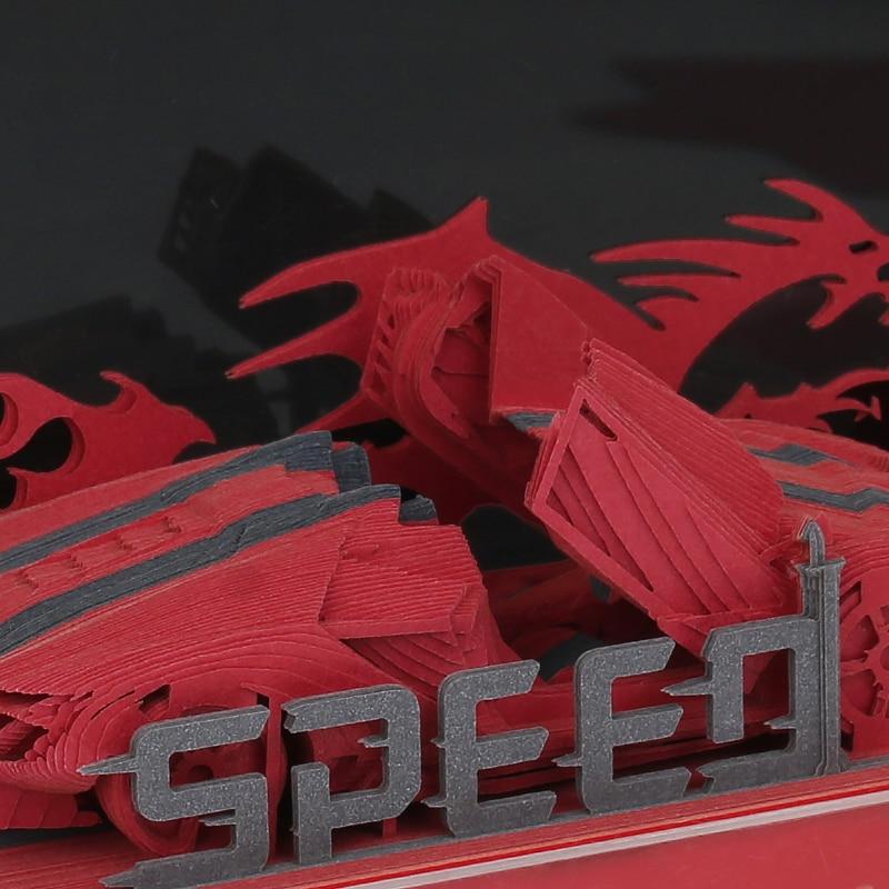 Centenario LP 770-4 Red Car Omoshiroi Block 3D Memo Pads - Image 4