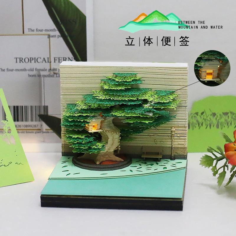 Tree House Omoshiroi Block 3D Memo Pads - Image 7