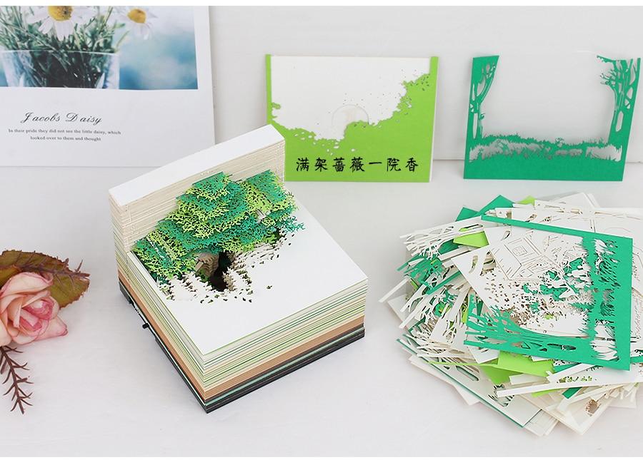 Tree House Omoshiroi Block 3D Memo Pads - Image 4
