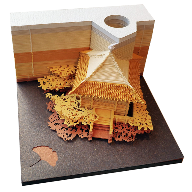 Japanese Architecture Omoshiroi Block 3D Memo Pads - Image 2