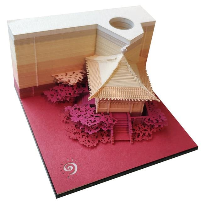 Japanese Architecture Omoshiroi Block 3D Memo Pads