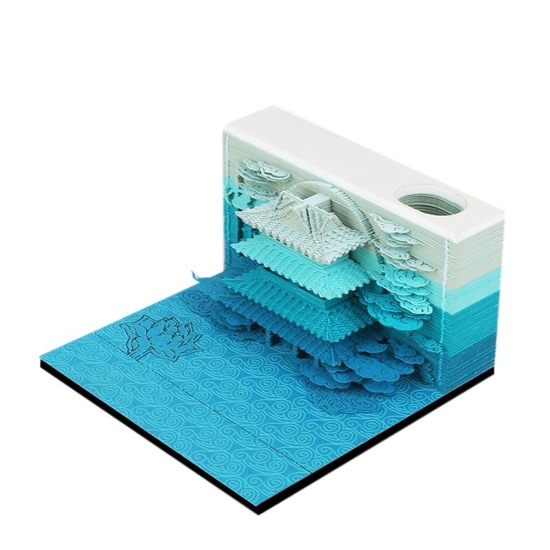 Chinese Dragon Style Omoshiroi Block 3D Memo Pads
