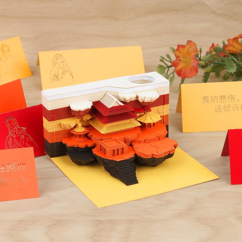 Sky Castle Omoshiroi Block 3D Memo Pads - Image 4