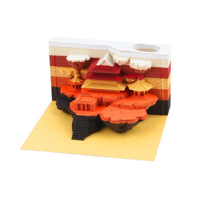 Sky Castle Omoshiroi Block 3D Memo Pads - Image 7