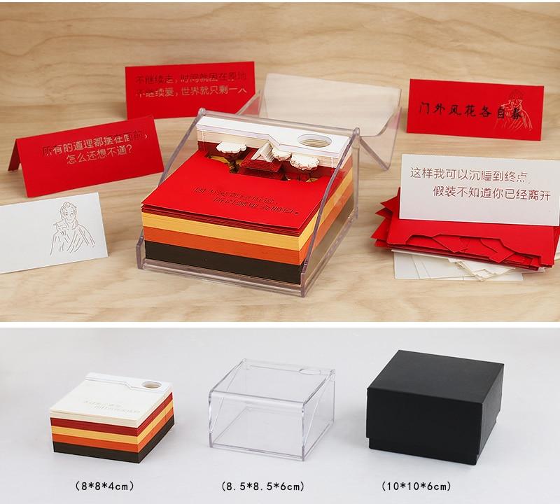 Sky Castle Omoshiroi Block 3D Memo Pads - Image 9