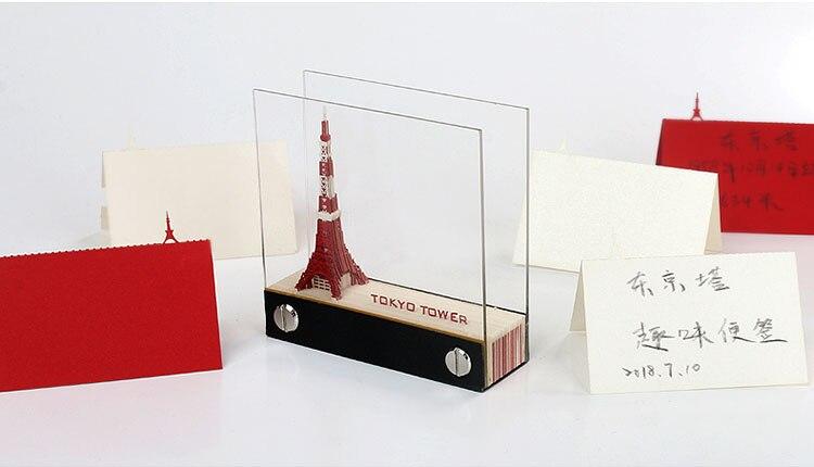 Tokyo Tower Omoshiroi Block 3D Paper Memo Pad - Image 7