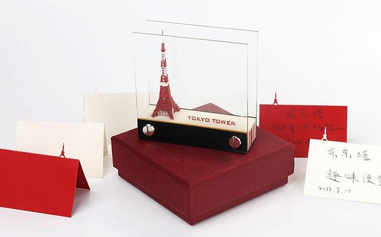 Tokyo Tower Omoshiroi Block 3D Paper Memo Pad - Image 3