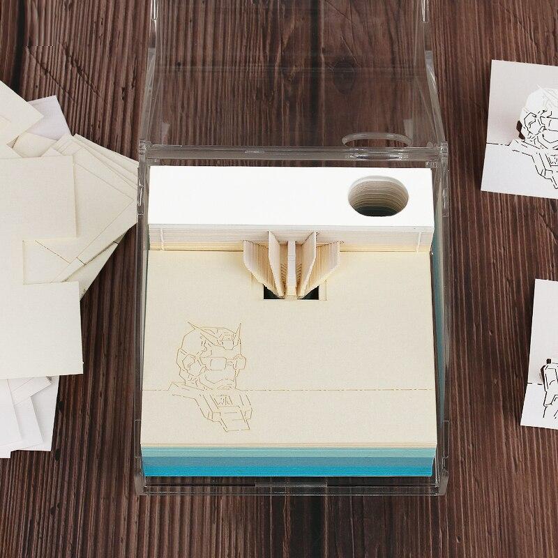 Gundam Transformers Omoshiroi Block 3D Memo Pads - Image 6