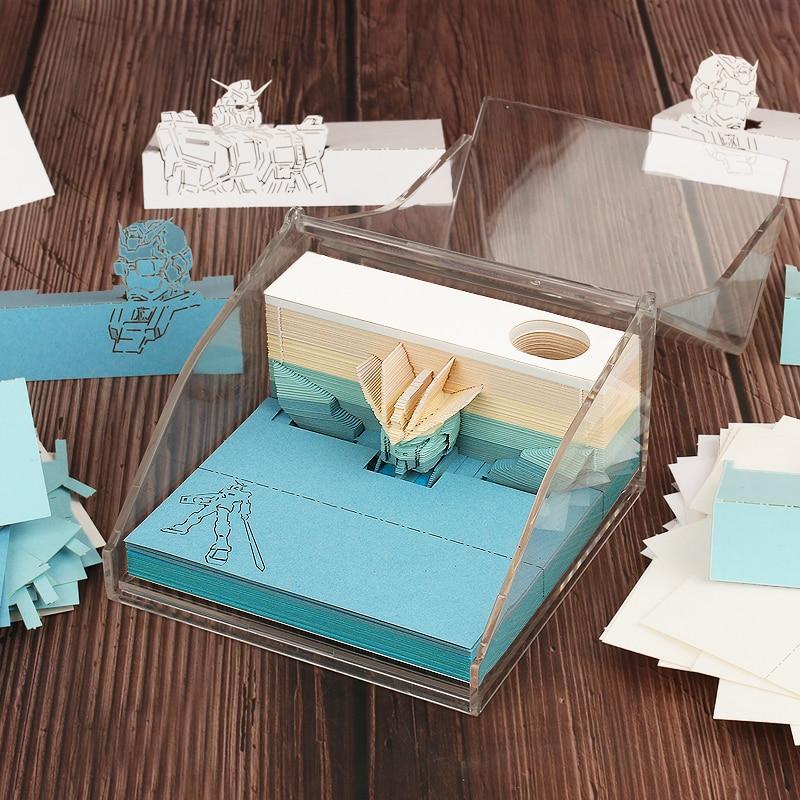 Gundam Transformers Omoshiroi Block 3D Memo Pads - Image 8