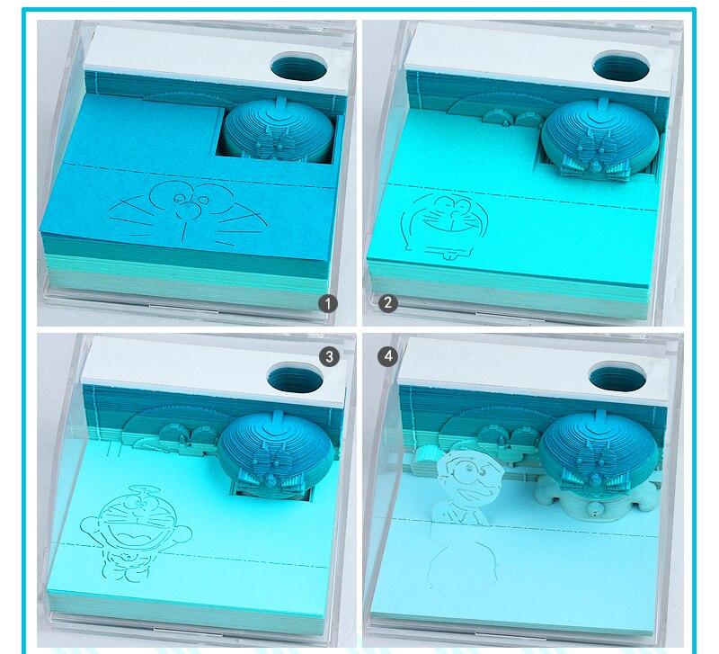 Doraemon Omoshiroi Block 3D Memo Pads - Image 8