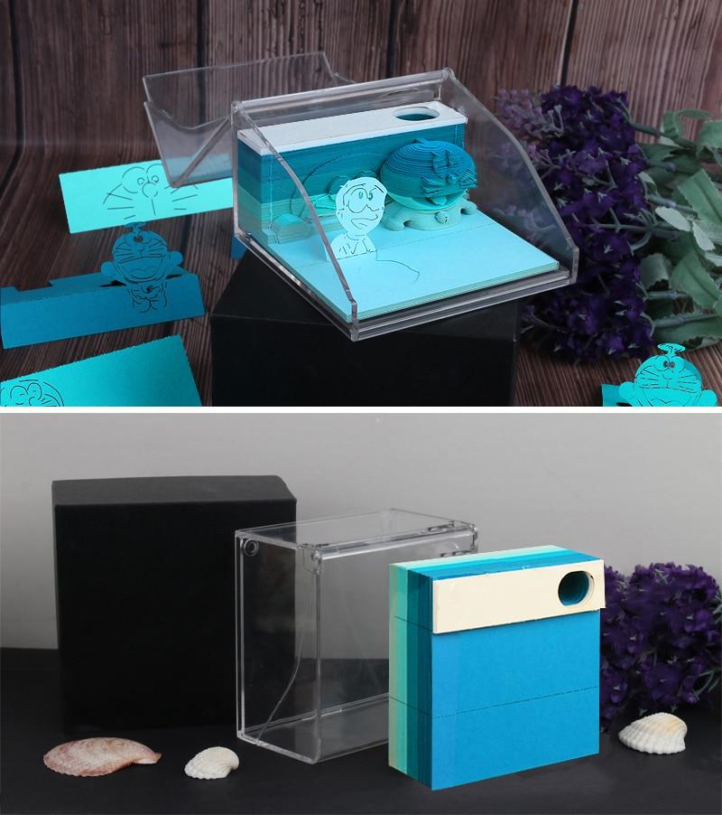 Doraemon Omoshiroi Block 3D Memo Pads - Image 6