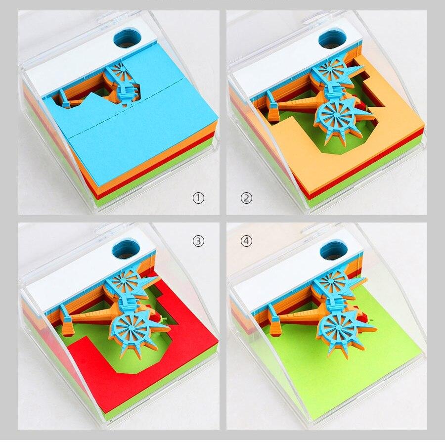 Helicopter Omoshiroi Block 3D Memo Pads - Image 8