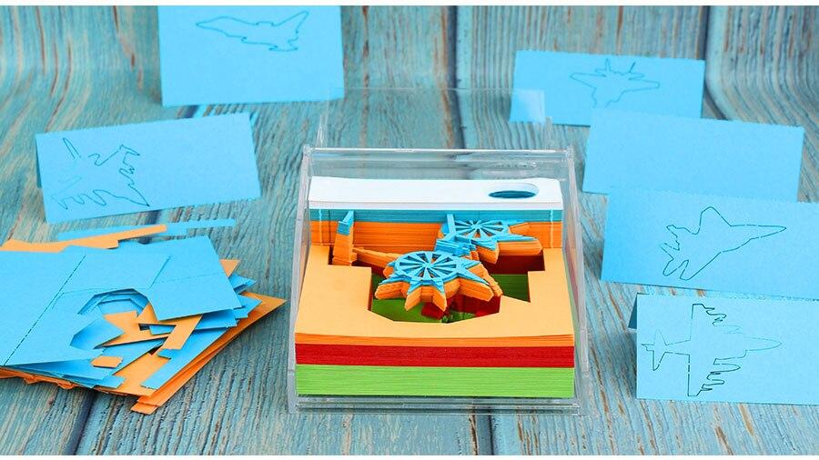 Helicopter Omoshiroi Block 3D Memo Pads - Image 5