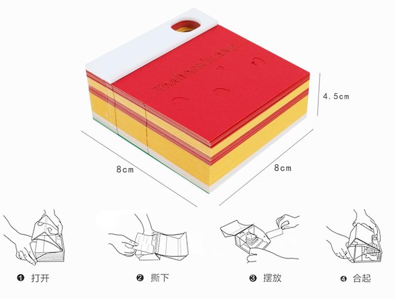 Chinese Building Omoshiroi Block 3D Memo Pads - Image 11