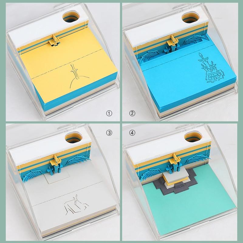 Sword Omoshiroi Block 3D Memo Pads - Image 3