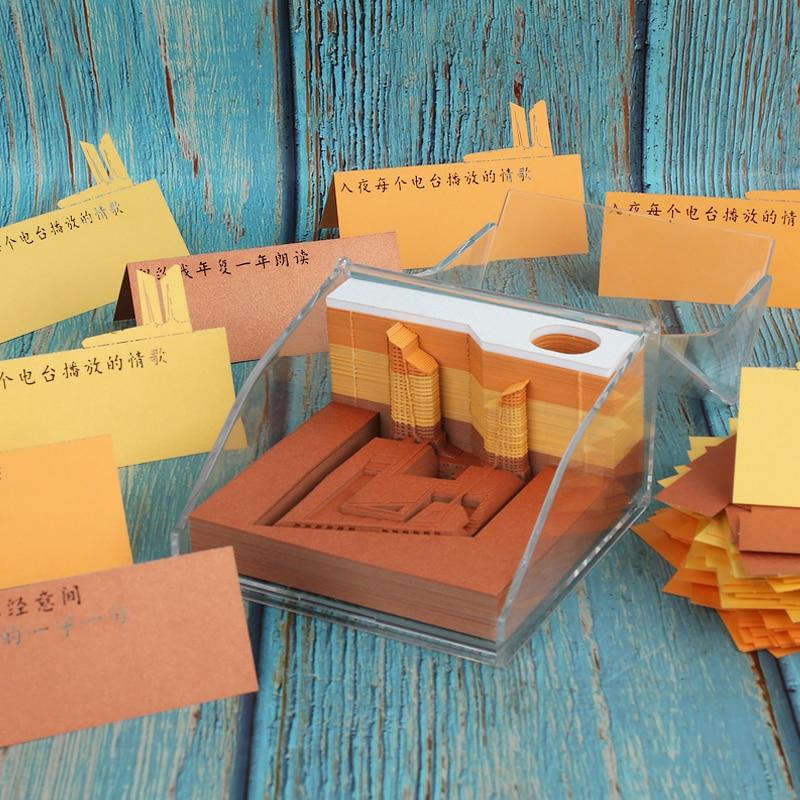 Modern Building Omoshiroi Block 3D Memo Pads - Image 8