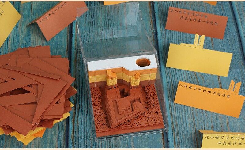 Modern Building Omoshiroi Block 3D Memo Pads - Image 10