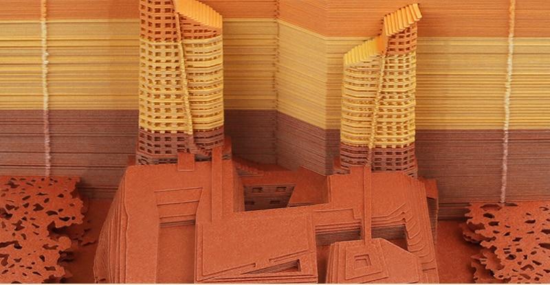 Modern Building Omoshiroi Block 3D Memo Pads - Image 11