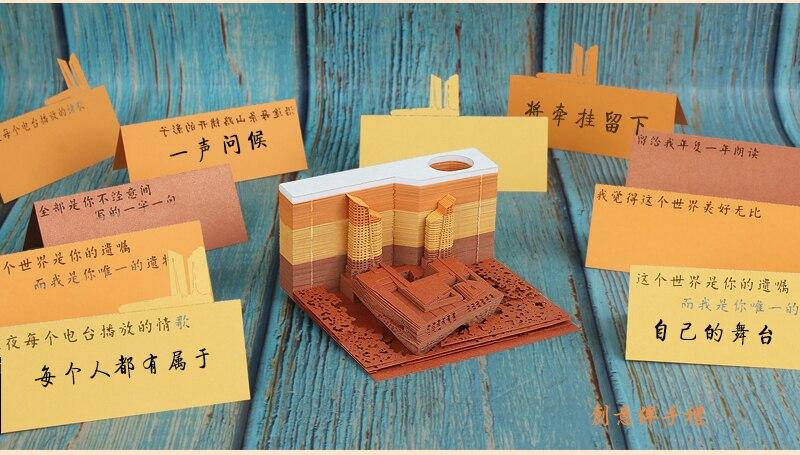 Modern Building Omoshiroi Block 3D Memo Pads - Image 7