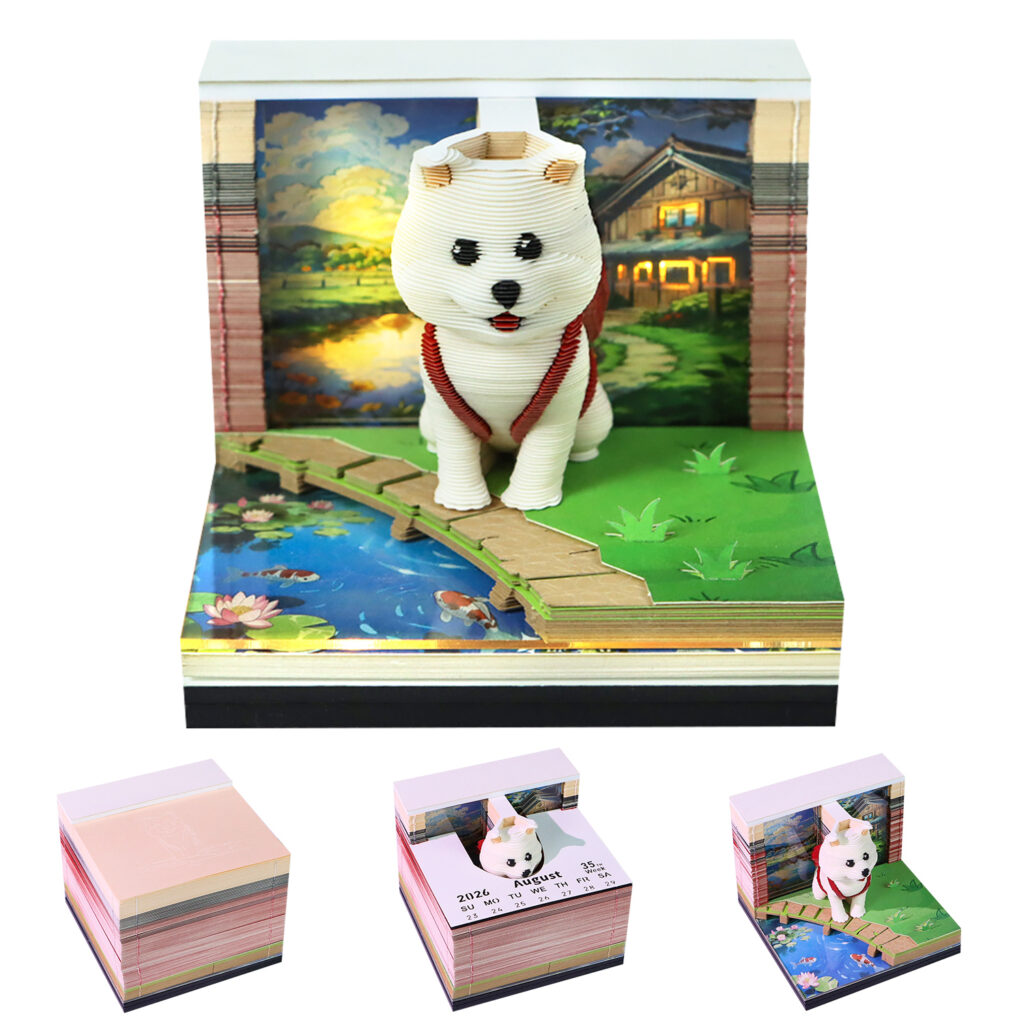 2026 Time Essence 3D Omoshiroi LED Calendar